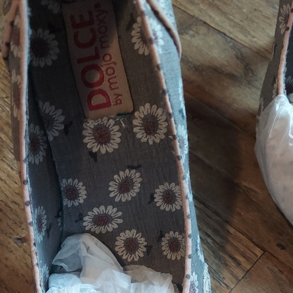 Mojo Moxy Gray and Pink Elegant Heels 7.5M - Picture 9 of 14